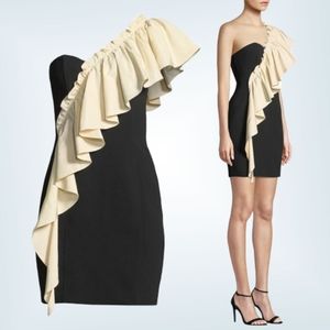 NWT Cinq a Sept Adrie Ruffle Mini Dress